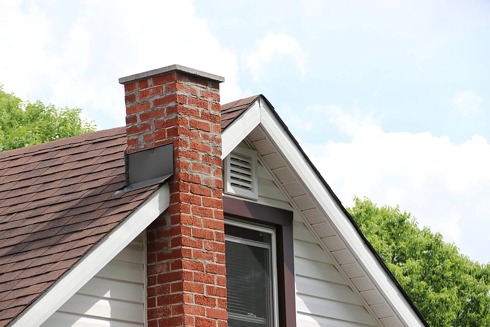 Brick chimney in New Albany, OH