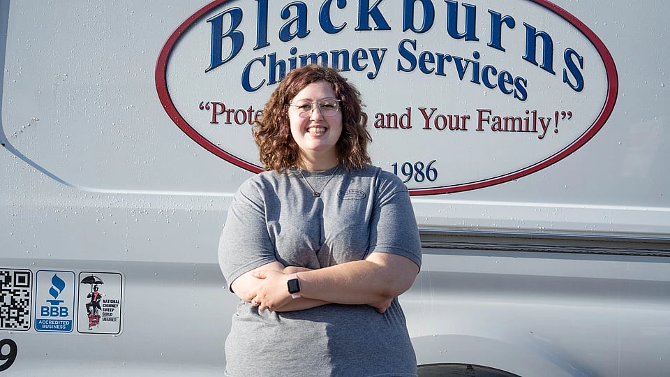 Original photo of Blackburns employee Domiana.