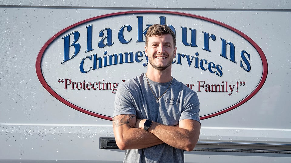 Original photo of Blackburns employee Isaiah.