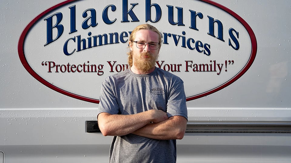 Original image of Brad Teague from Blackburns Chimney.