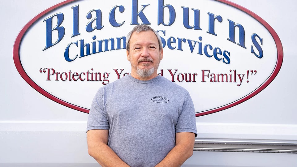 Original photo of Ralph DeCoito from Blackburns Chimney Services.
