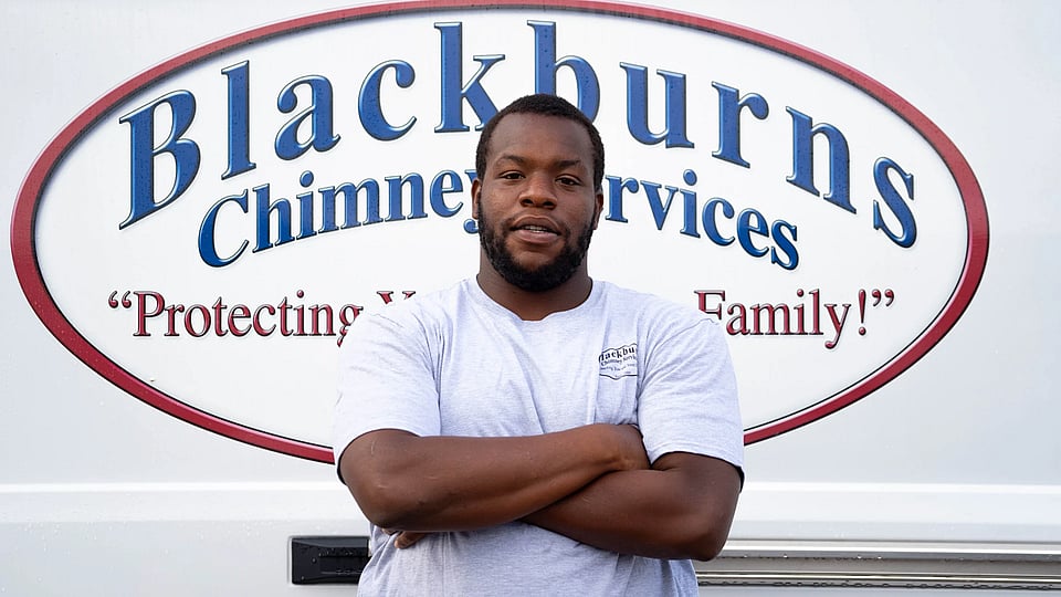 Original photo of Blackburns employee Peewee.