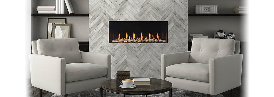 Regency gas fireplace installation.
