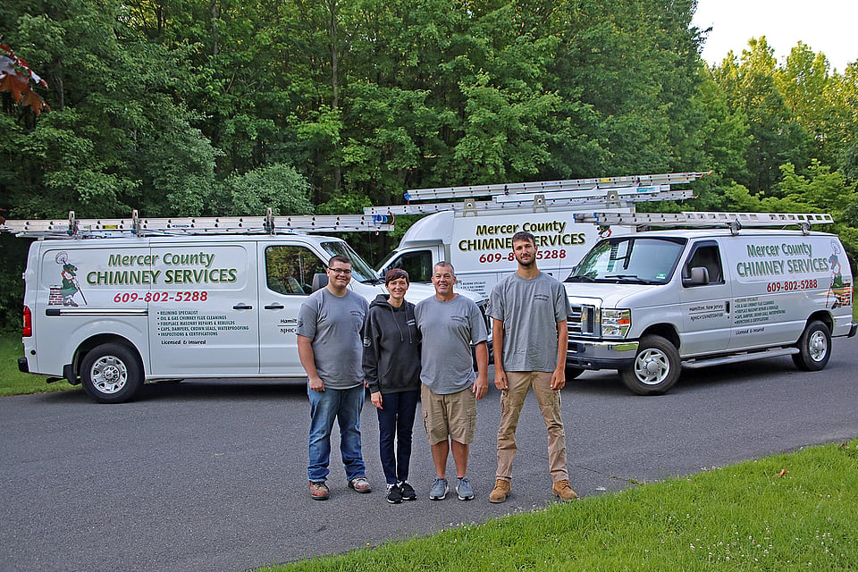 Mercer County Chimney Services uniformed team