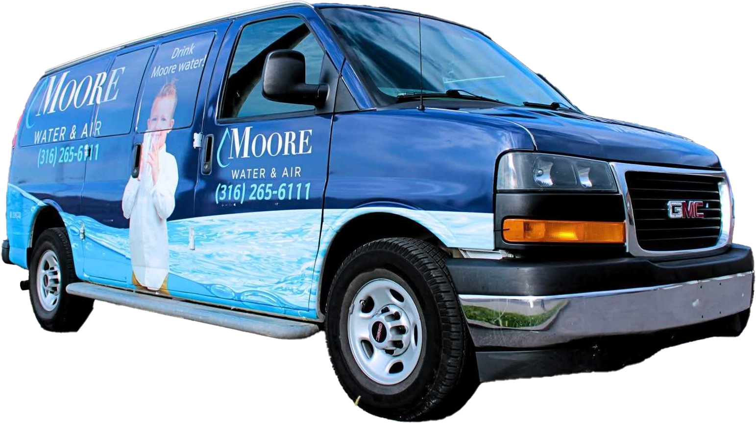 Moore Water & Air service van