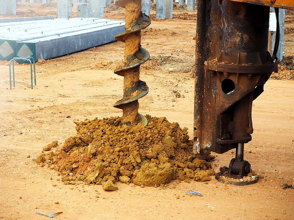 Adobe Stock image of a well drill drilling