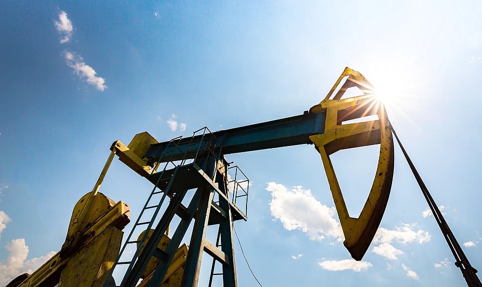 Adobe Stock image of machinery hydrofracking.