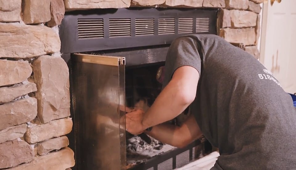 Fireplace cleaning and service by Chimney Doctors professionals