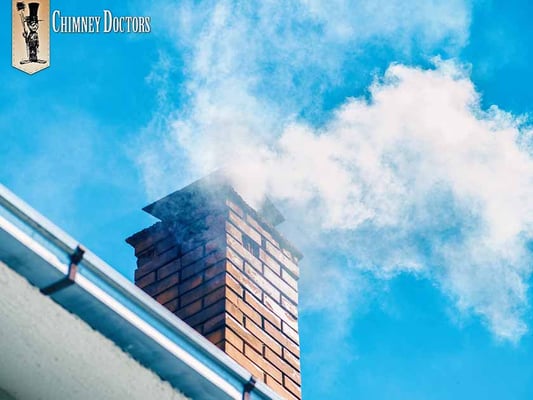 Masonry chimney smoking
