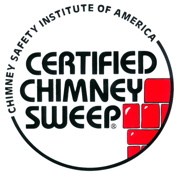 CSIA Certified Chimney Sweep badge from the Chimney Safety Institute of America